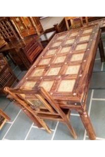Dining Table Thappa Set 6 Seater